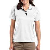 Ladies Dri Mesh ® Polo with Tipped Collar and Piping